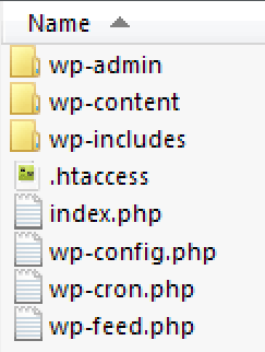 What an Htaccess File Looks Like in Windows Explorer